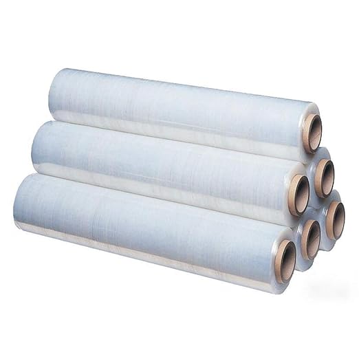 APQ 4 Rolls of Blown Hand Stretch Film 18" x 2000'. Clear Hand Stretch Wrap - Image 4