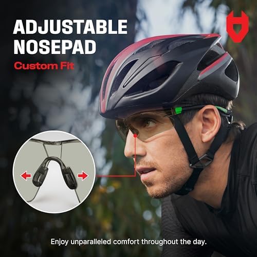 NoCry Tinted Safety Glasses for Men and Women with Anti-Fog and Scratch Resistant Wrap-Around Lenses — Adjustable Temples and Nose Pads — 100% UV Resistant, ANSI Z87.1 Certified Protective Eyewear - Image 3