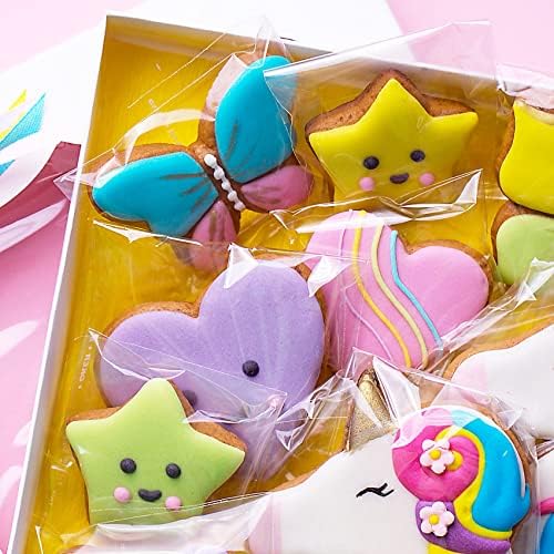 Morepack 5x5 In Cookie Bags Clear Self Sealing Cellophane Treat Bags 600Pcs - Image 4