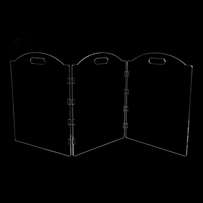 Clear Acrylic Freestanding Dog Gates - Image 9