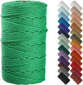 NOANTA Emerald Macrame Cord 4mm x 109yards, Cotton Rope Macrame Yarn by NOANTA