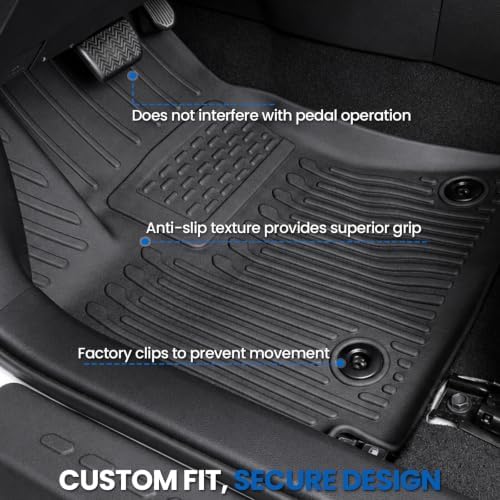 Floor Mats for Toyota Corolla 2014-2019 Sedan Only, w/Cargo Mat - Image 3