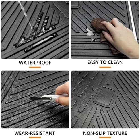 Cargo Mat Compatible with 2020-2025 Ford Explorer Cargo Liner Backrest Liner Seatback Protector for 2024 Ford Explorer Accessories(20-25 Explorer) - Image 6