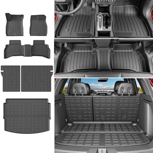 powoq AWD Floor Mats Cargo Mat Compatible with 2021-2026 Chevy Trailblazer by powoq