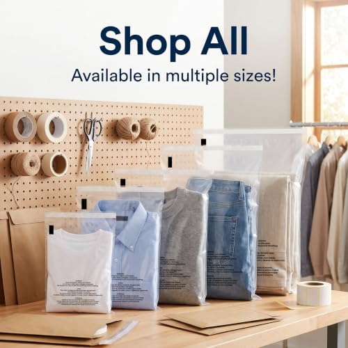 Poly Bag Bundle Combo Pack of 400-6X9, 8X10, 9X12, 11X14 Self Seal - Image 7