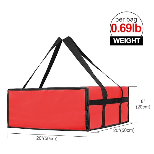 Bodaon Insulated Pizza Delivery Bag, Insulated Food Delivery Bag, Insulated - Image 2