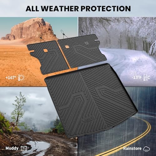 LASFIT Cargo Mat for Toyota Corolla Cross 2022-2026 with Backrest Mat - Image 4