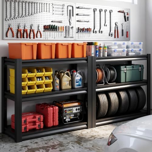 SAWJEC 39" H x 48" W x 18" D Heavy Duty Garage Storage Shelves - Image 2