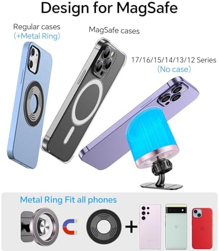 Kaistyle for Magsafe Car Mount【Strong Magnet】Magnetic Phone Holder for Car Phone Holder Mount Dash Mounted Holders Cell Phone Holders for Your Car Accessories for Women Men for iPhone 18 Pro Max 17 16 - Image 7