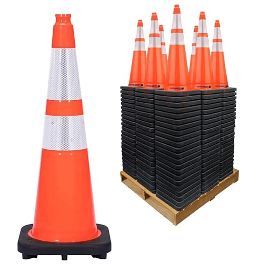 190 Pack 28" Inch Orange Traffic Safety Cones by TRAFFIC+KONTROL