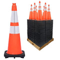 32 Pack 36" Inch Orange Traffic Safety Cones by TRAFFIC+KONTROL