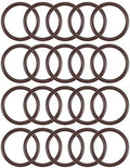 uxcell Fluorine Rubber O-Rings 19mm OD 15mm ID 2mm Width, Metric FKM Sealing Gasket, Pack of 20 by uxcell