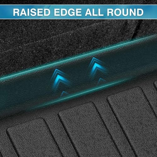 Mixsuper Cargo Liner for Mazda CX-5 2017-2025, All Weather Trunk Mat for CX5 Accessories Anti-Slip Trunk Liner Rear Cargo Mat Black - Image 4