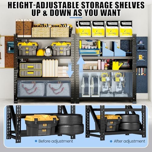 Heavy Duty Metal Shelving Units, Garage Shelves & Storage System - Image 5