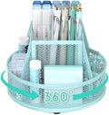 YINGHUA 360°Rotating Mesh Desk Organizer & Pen Holder - Blue by YINGHUA