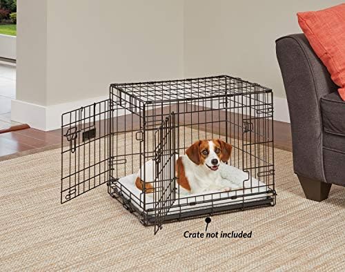 MidWest Homes for Pets QuietTime Dog Bed – White Fleece Bolster, Ultra-Soft and Machine Washable, Fits 24-Inch Crates and Carriers, for Small Breed Dogs (Pack of 2) - Image 2