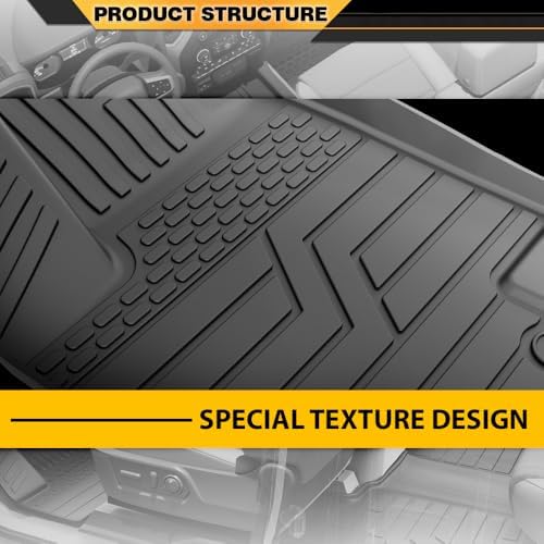 G-PLUS TPE Floor Mats 5PCS Fit 2022-2026 Nissan Pathfinder 7/8 Seats - Image 5