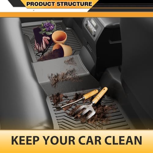 G-PLUS TPE Cargo Liners 4PCS Fit 2023-2025 Honda CR-V(Including Hybrid) - Image 6