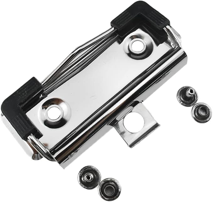 HAHIYO 2.76 Inches Silver Metal Clipboard Clips by HAHIYO