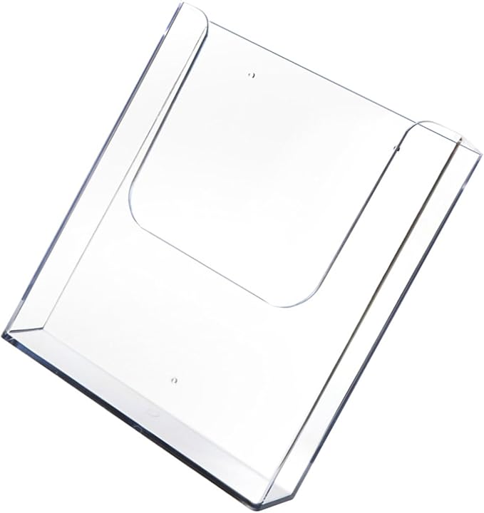 Clear Wall Mount File Display Rack Space Saving Acrylic Document Organizerss - Image 4