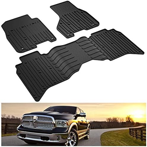 Kiwi Master Floor Mats for 09-18 Ram 1500 2500 3500/19+Ram Classic Crew Cab by KIWIMASTER