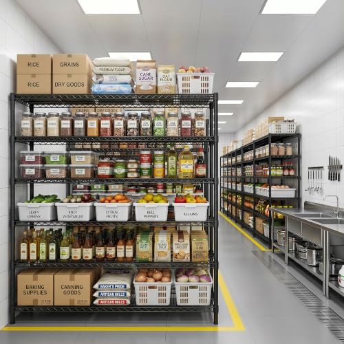 REIBII Storage Shelves, 3200LBS Heavy Duty&Adjustable Height for Garage - Image 6