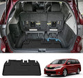 Sienna Cargo Liner - Trunk Mat for Toyota Sienna 2011-2019, All Weather Cargo Mat for Sienna Accessories, Only fit NO Power Folding 3rd Row Seats by cartist