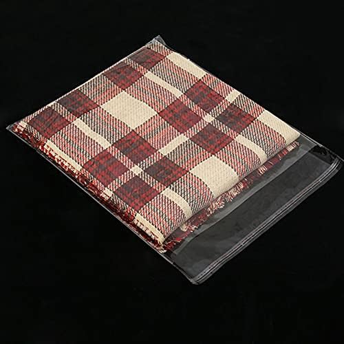 200pcs Self Sealing OPP Poly Bags 14" x 20" Clear Resealable Cello Bags Plastic Cellophane Bags 1Mil for Apparel Clothing T-Shirt Gifts (18 Sizes to choose from) - Image 6