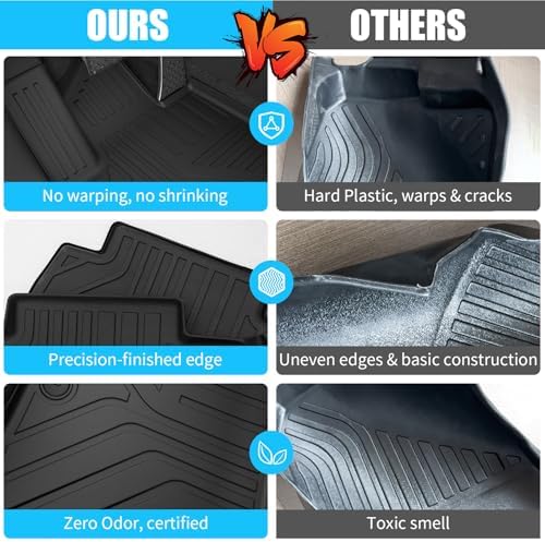 Floor Mats Set for 2013-2024 Toyota 4 Runner 7 Seat - Image 5