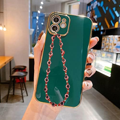 6PCS Beaded Phone Charms Strap Fruit Star Faux Pearl Rainbow Beads Phone Chains Beaded Lanyard for Camera Key Wallet Valentines Day Gifts for Her Women - Image 5