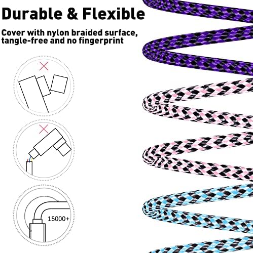 iPhone Charger Cord Lightning Cable 10ft 3Pack iPhone Fast Charging Cable - Image 3