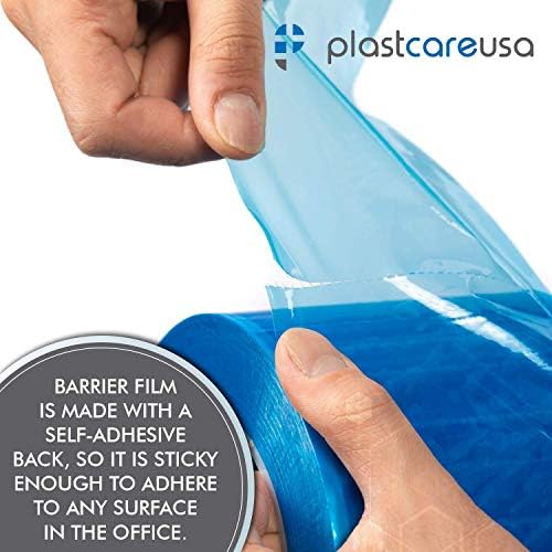 Blue Barrier Film Roll 4"x6" - 6.5nm Thickness Medical Grade Surface Protective Dental Barrier Film for Dental, Medical, Tattoo - Easy Peel, Non-Stick Tape (1 Box of 1200 Sheets) By PlastCare USA - Image 6