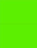 NextDayLabels - 8-1/2 x 11" Neon Color High Light Fluorescent Labels by NextDayLabels