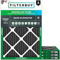 Filterbuy 22x24x1 Air Filter MERV 10 Odor & Allergy Defense (4-Pack) by Filterbuy