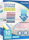 Fygrip 80% Space Saver Vacuum Storage Bags with Hand Pump, 10 Medium by Fygrip