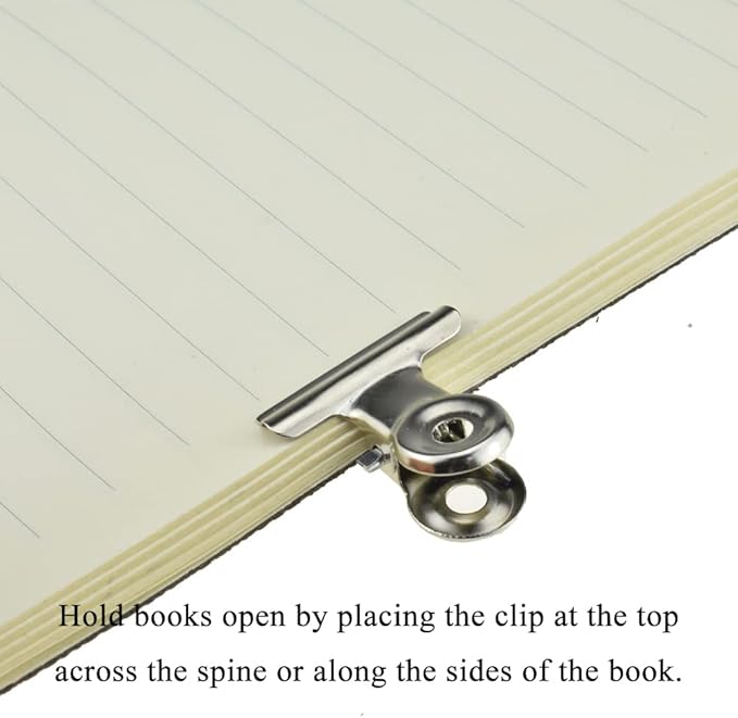 HAHIYO 0.87inch Silver Bulldog Clips Metal File Hinge Binder Clips Clamps Save - Image 4