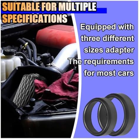 LAINLOY Universal Clamp-On Air Intake Filter, 76 89 102MM, CarbonFiber - Image 5
