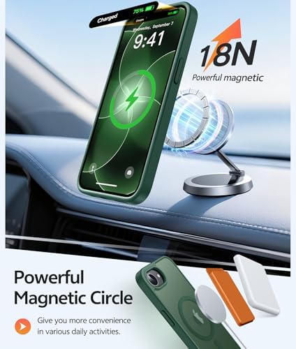 FNTCASE for iPhone 17e/ iPhone 16e Case, Fit for Magsafe, Screen Protector - Image 3