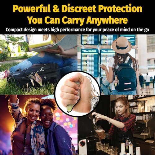 MUNIO Self Defense Keychain – Stylish, Portable Safety Tool for Women & Men – Non-Lethal, TSA Approved, Made in USA - Image 2