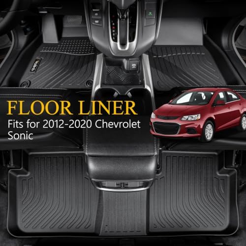 Mats for Chevrolet Sonic 2012-2020 (Not Fit Hatchback) Floor Mat - Image 2