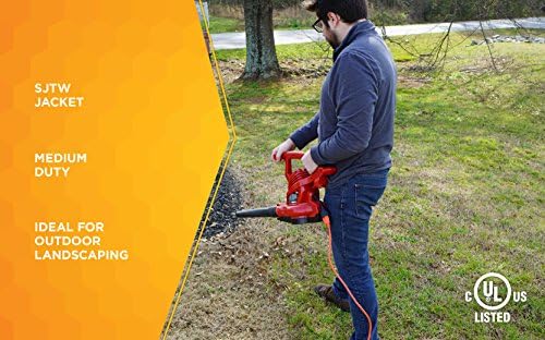 Southwire Extension Cord - Standard SJTW Design for Outdoor Use - Waterproof Vinyl Jacket - Bright Orange for Visibility - Durable Molded Plug - 16/3 Gauge - 25-Foot Outdoor Cord (Pack of 12) - Image 3