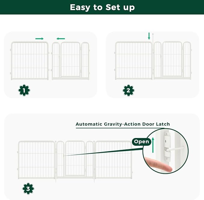 FXW Garden Fence Outdoor for The Yard – 40in x 109.4ft Heavy Duty Metal Animal - Image 6