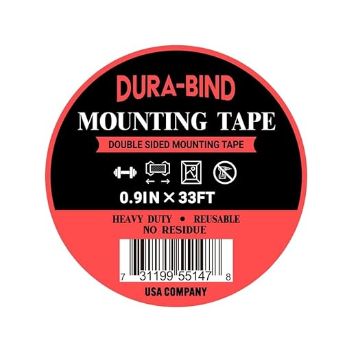 Heavy Duty Mounting Tape, Double Sided VHB Foam Tape; by Dura-Bind