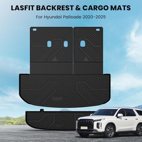 LASFIT Cargo Mats for Hyundai Palisade 2025 2024 2023 2022 2021 2020 - Image 2