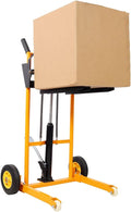 Manual Hydraulic Lift Stacker, 440 lb Capacity Pallet Jack Dolly by YATON