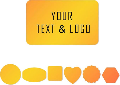 100 Custom Stickers for Business Logo Personalized Stickers Labels Rectangel by customizedstickerlabels