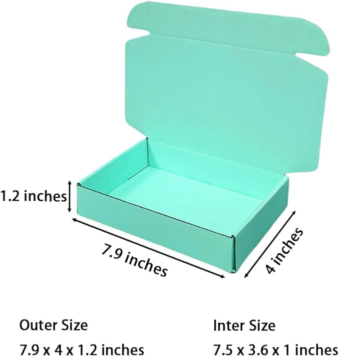 50 Pcs 7.9 x 4 x 1.2 inches Shipping Boxes - Image 2