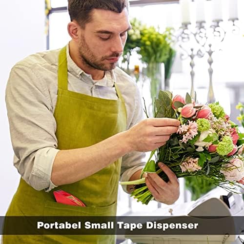Packing Tape with Dispenser, Noiseless Packaging Tape for Shipping Moving - Image 5