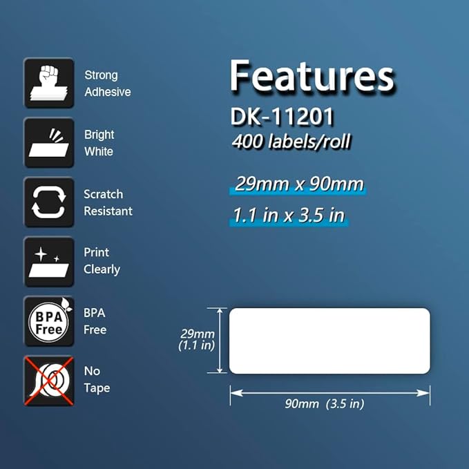BETCKEY - Compatible Address Labels Replacement - Image 2