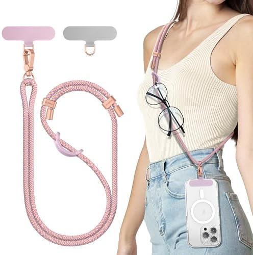 SURPHY Phone Lanyard Crossbody, Phone Strap Crossbody with 2 Tether Tabs by SURPHY